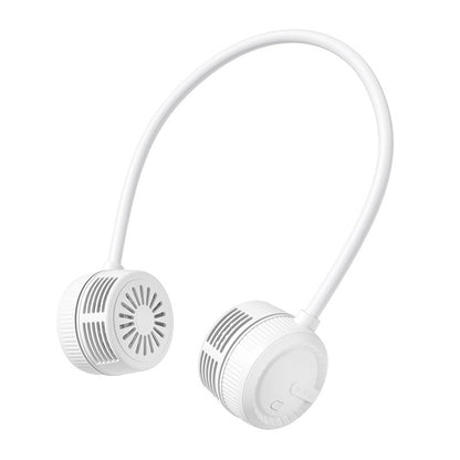 Foldable Neck Fan Portable Silent USB Charging Outdoor Sports Turbine Bladeless Mini Neck Fan