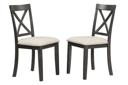 Orisfur 5 Pieces Dining Table and Chairs Set for 4 Persons Kitchen Room Solid Wood Table with 4 Chairs