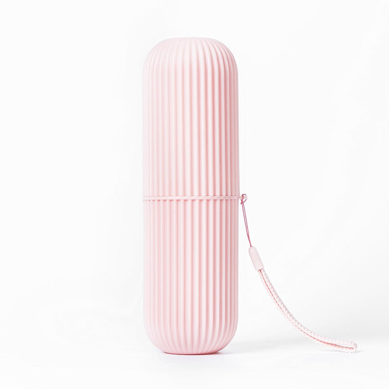 Plastic toothbrush box portable toothbrush cup brushing teeth mouthwash cup and dental cylinder