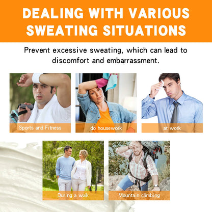 Sweat Absorbent Facial Lotion, Facial Skin Oil Control Mild Skin Friendly Refreshing And Long-Lasting Facial Antiperspirant Lotion