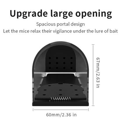 Mouse Trap New Type of Rat Trap High sensitivity plastic mouse trap Reusable Outdoor farmland catch rats catch voles