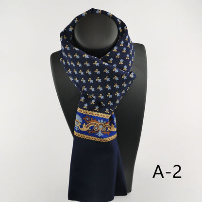 Men's Double Layer Cashmere Washed Warm Scarf