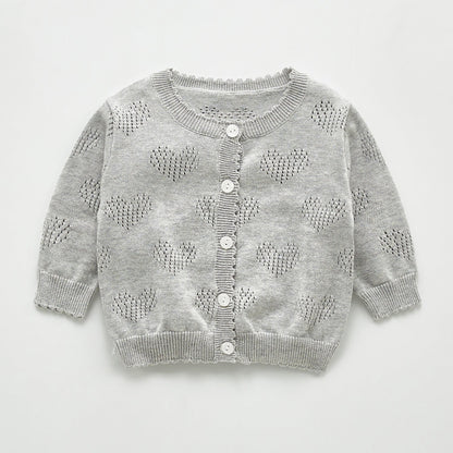 Baby hollow knit sweater