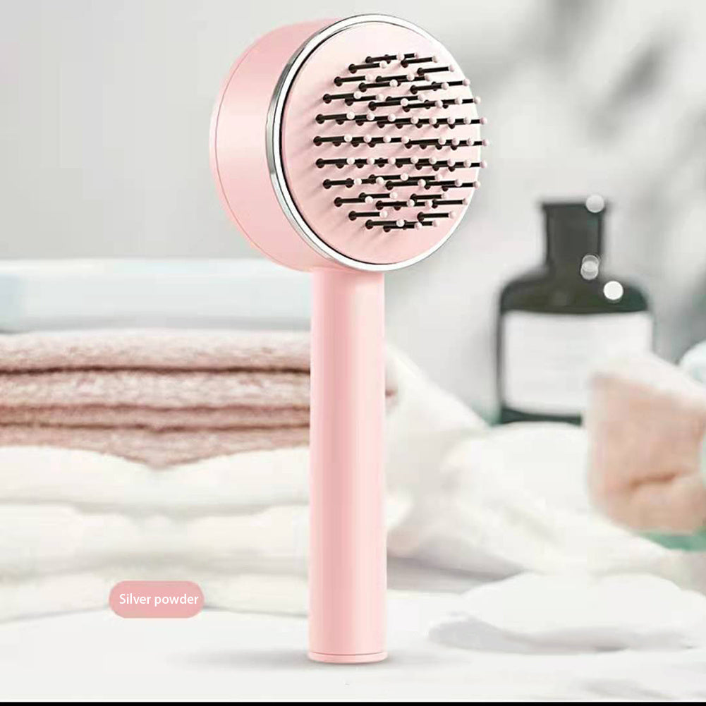 Self-Cleaning Anti-Static Massage Brush
