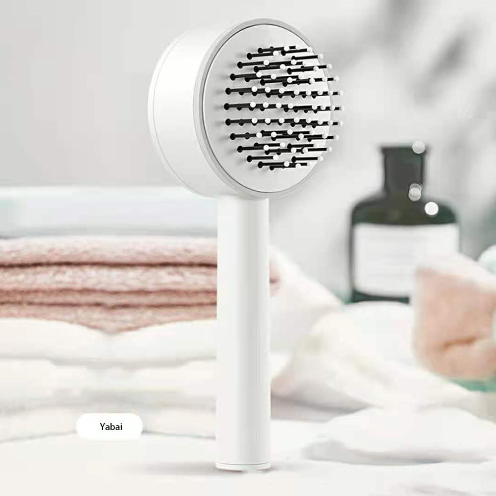 Self-Cleaning Anti-Static Massage Brush