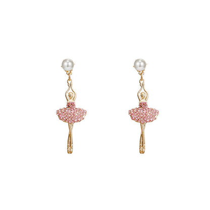 Golden Euro-Korean Pearl Bow Ear Team