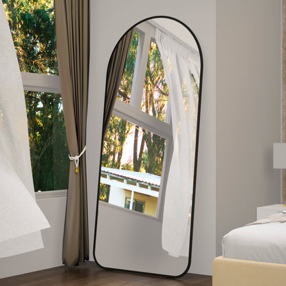 71"×32" Big Full Body Mirror for Bedroom Oversized Floor Mirror Large Standing Mirror Living Room Dressing Mirror Leaning Agains