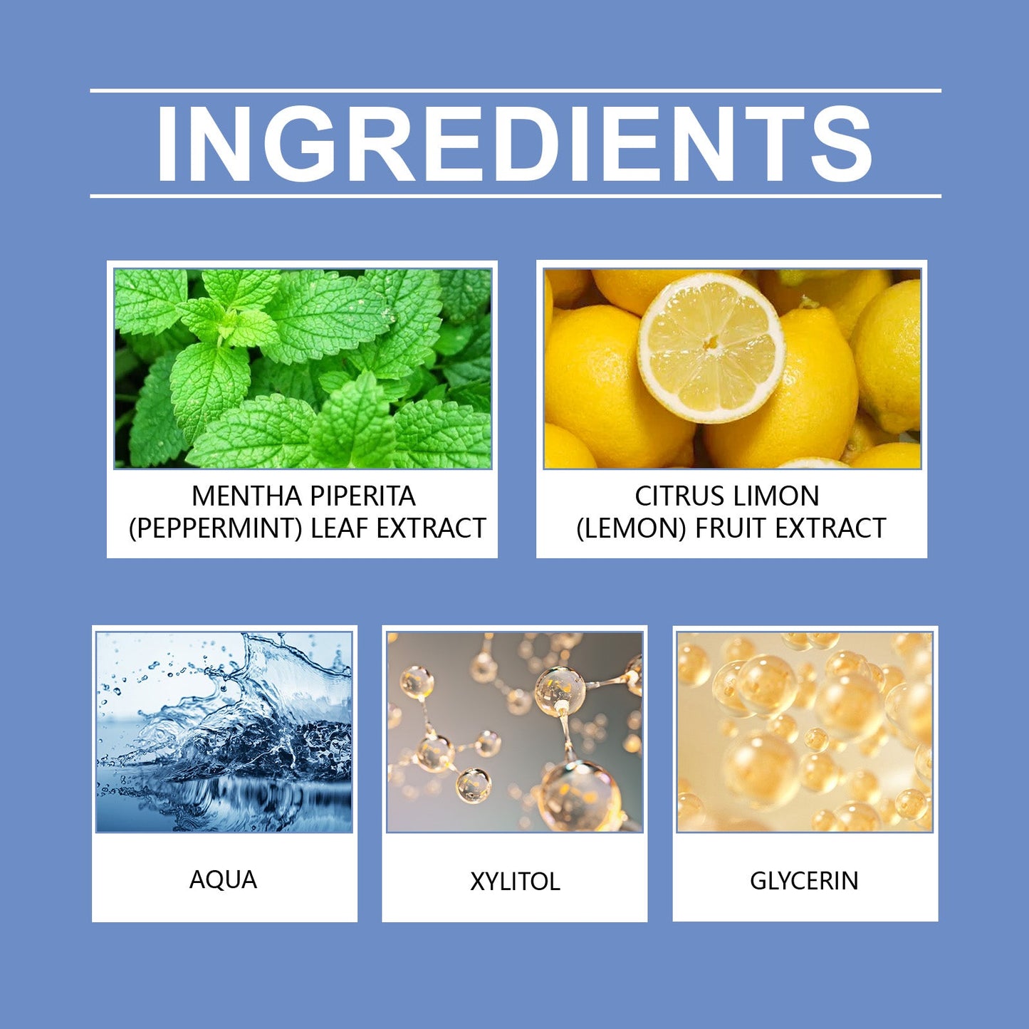 Triple Teeth Mouthwash, A Fresh Mint Daily Mild Odor Cleaning Teeth Mouthwash