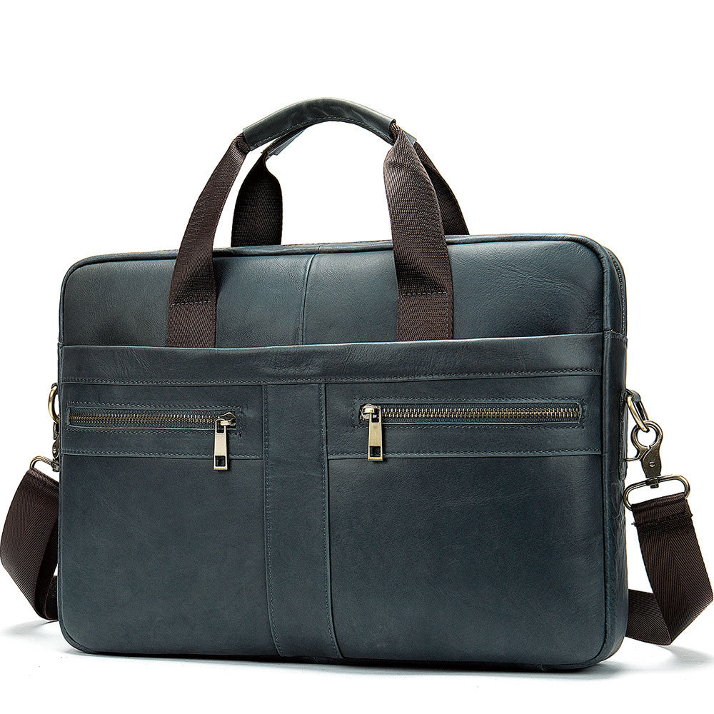 Men's Leather Business Briefcase