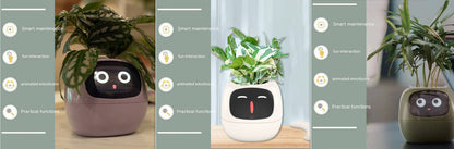 Smart AI Planter with Expressions and Sensors