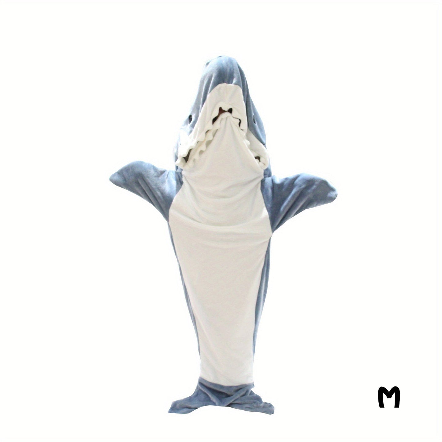 Shark Onesie Blanket Hoodie Flannel Sleeping Bag