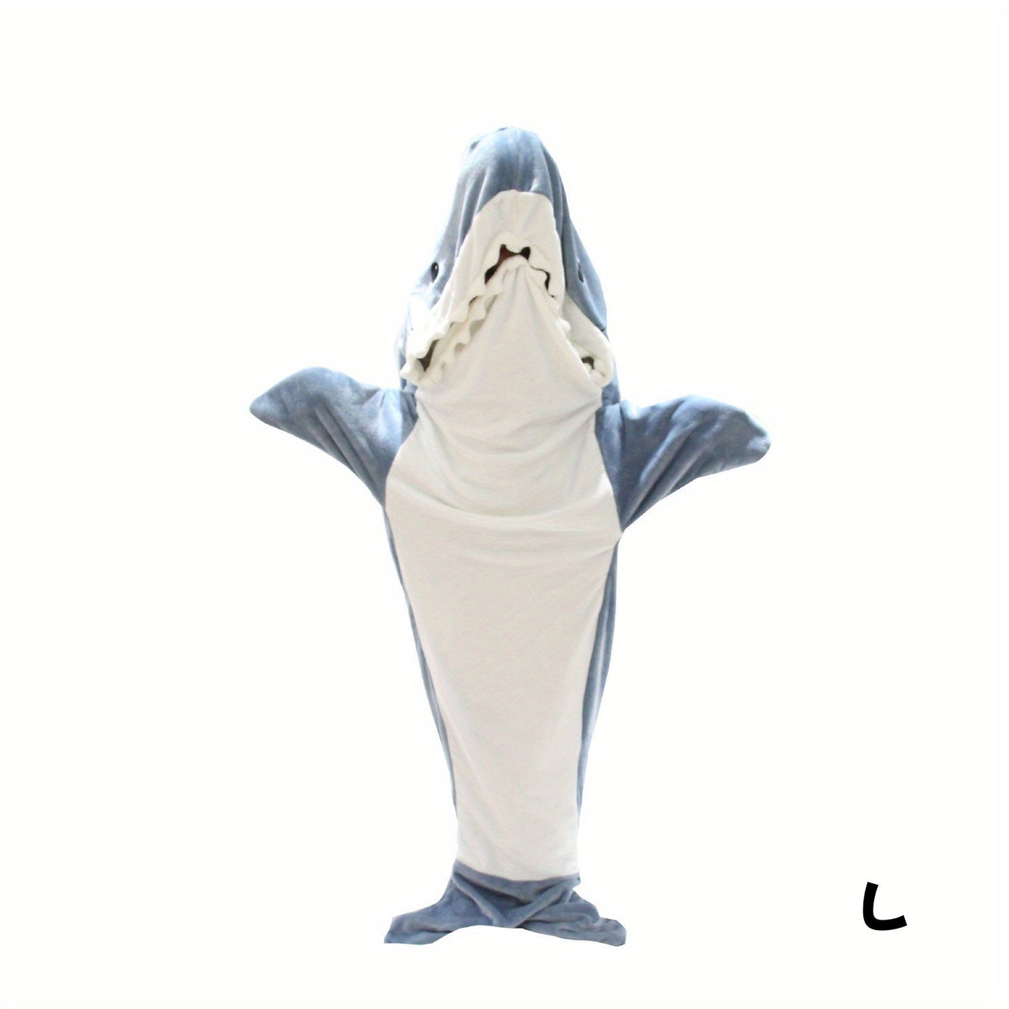 Shark Onesie Blanket Hoodie Flannel Sleeping Bag