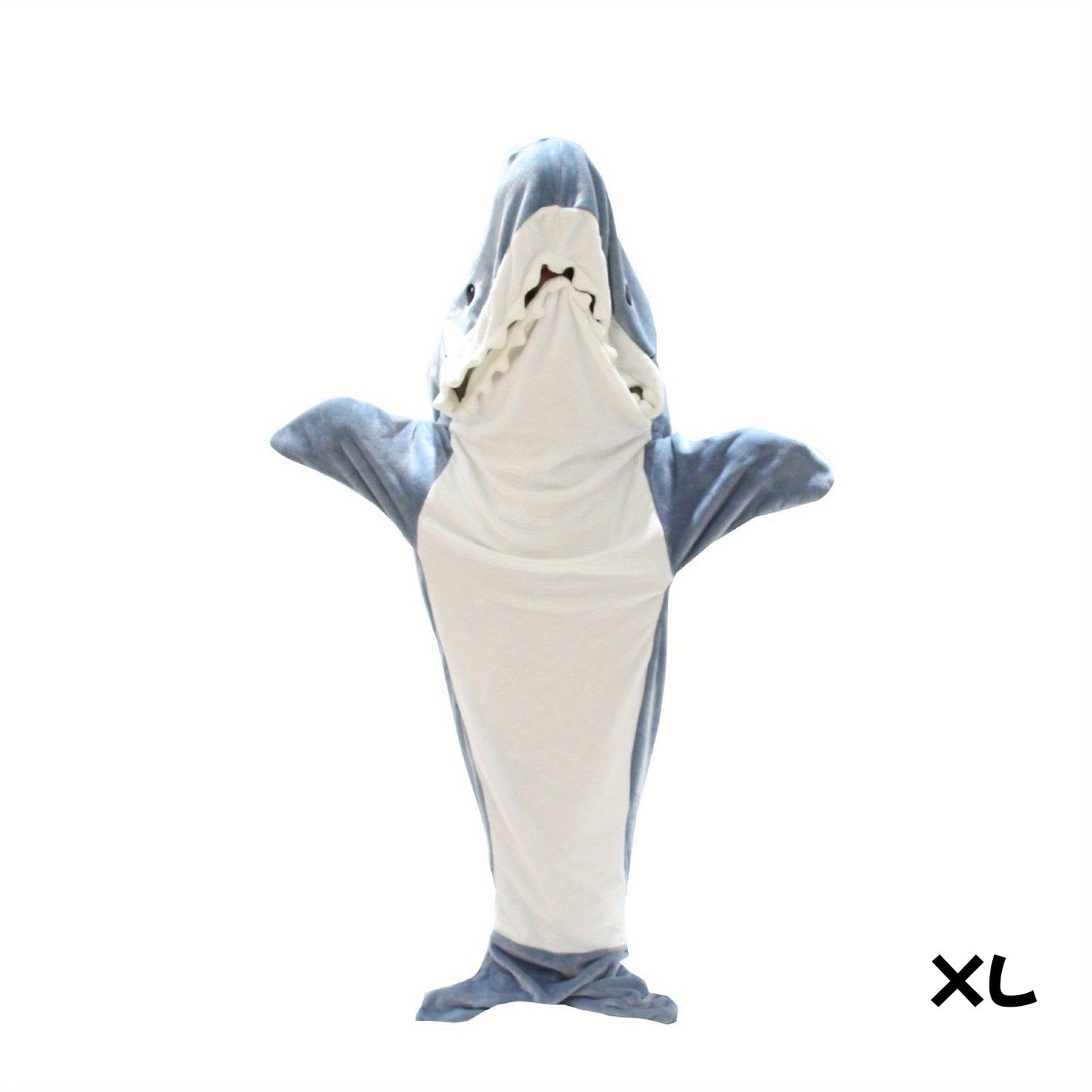 Shark Onesie Blanket Hoodie Flannel Sleeping Bag