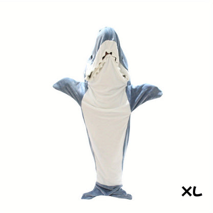 Shark Onesie Blanket Hoodie Flannel Sleeping Bag