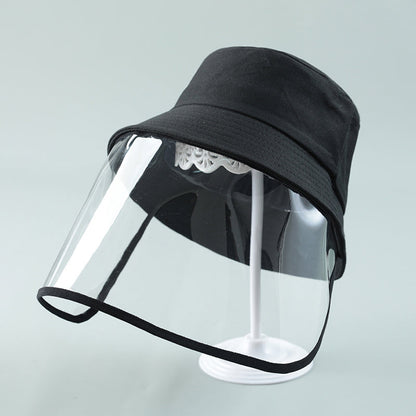 Kids Anti-Spitting Protective Hat with Dustproof Cover