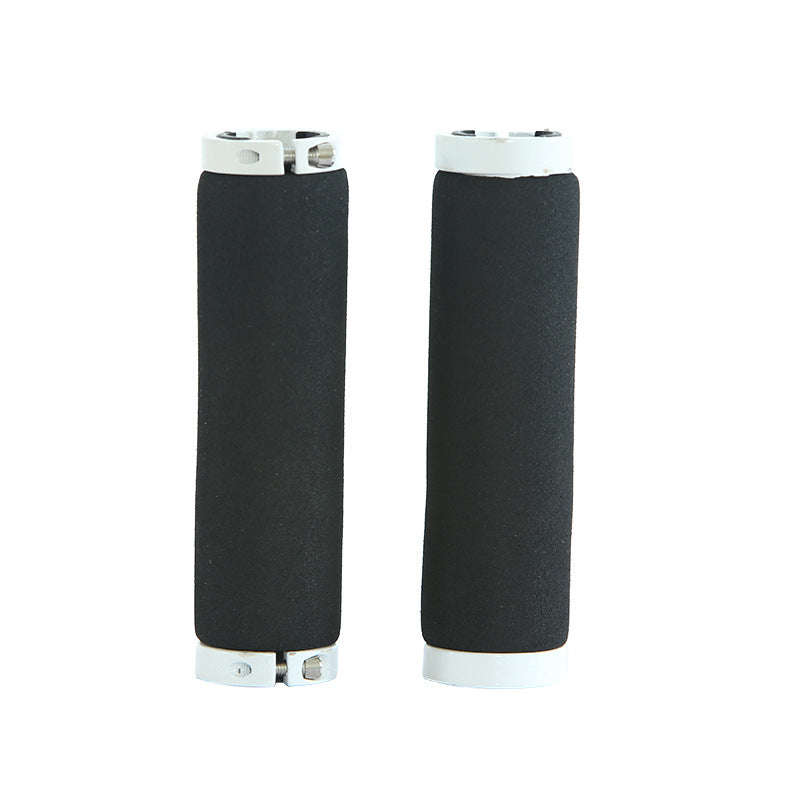 Bicycle Sponge Handle Cover Unilateral Bilateral Locking Mountain Bike Grip Non-Slip Sweat-Absorbing Foam Cotton Handle Gloves
