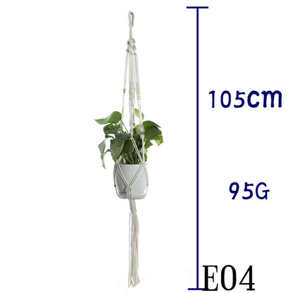 Beige Cotton Rope Plant Hanger
