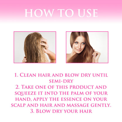 Hair Serum, Repair Hair Tail Frizz And Dryness Strong And Tough Hair Luster Smooth Hair Treatment Essence