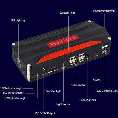 Car Starter Multifunction Emergency Car Tool
