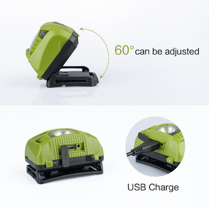 CREE 5W LED Body Motion Sensor Headlamp Mini Headlight Rechargeable Outdoor Camping Flashlight Head Torch Lamp With USB Charging