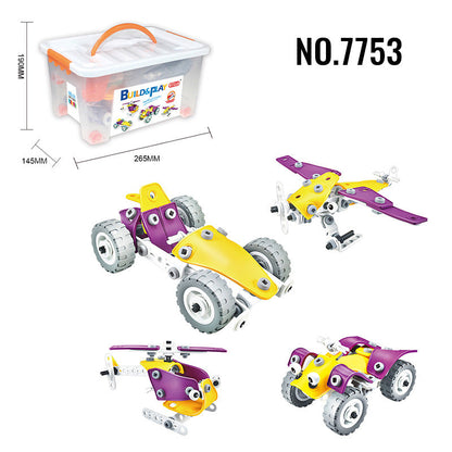 Kids Building Blocks STEM Toys for 4+ Boys Birthday Gifts Educational Autism Sensory Toy Building Set Creative Learning Games