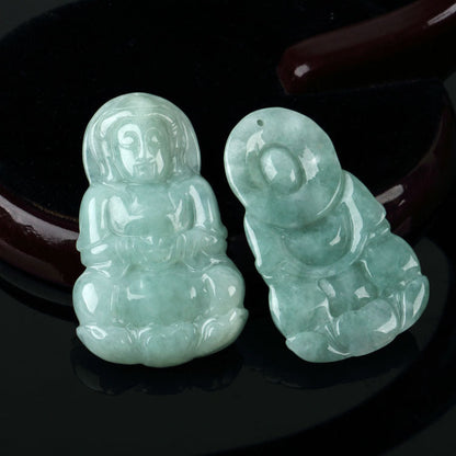 Jade Avalokitesvara Buddha Pendant