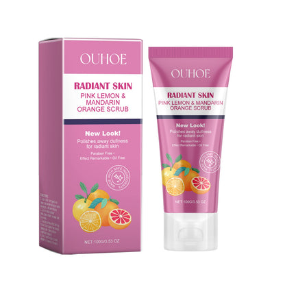 Brightening Face Scrub, Gently Cleansing Exfoliating Dead Skin Brightening Soft Cleansing Scrub