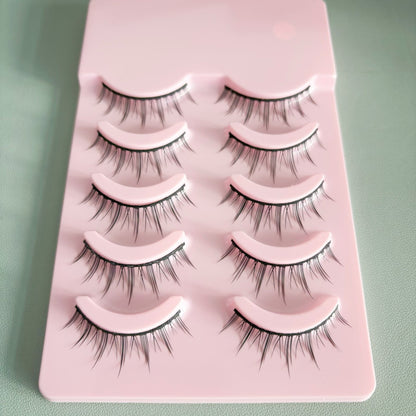 Cartoon Bushy Black Terrier Big Devil False Eyelashes Whole Piece Barbie Eyelashes Natural Little Devil