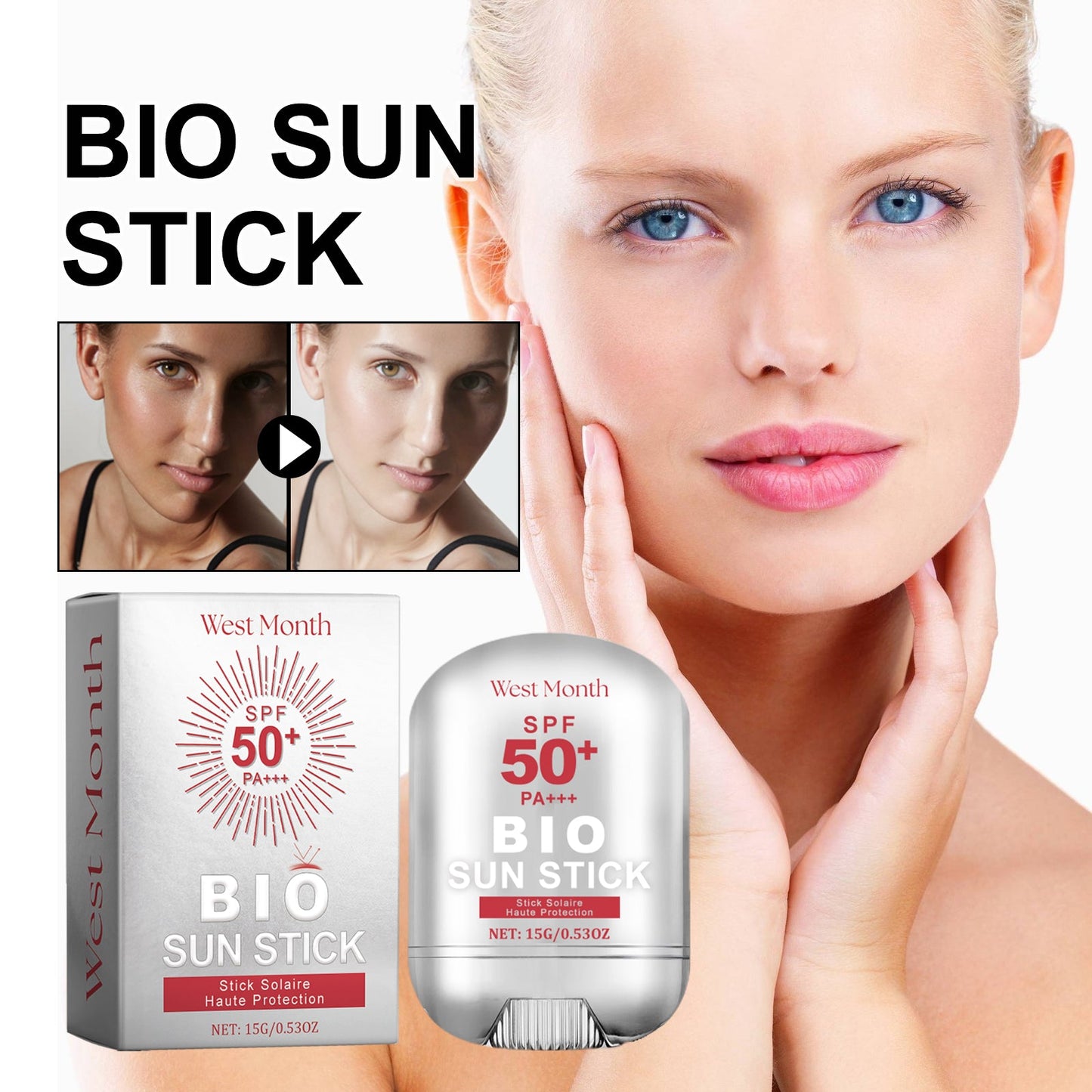 Protective Stick, Isolation And Moisturizing Outdoor Uv Protection Refreshing And Non-Sticky Protective Stick