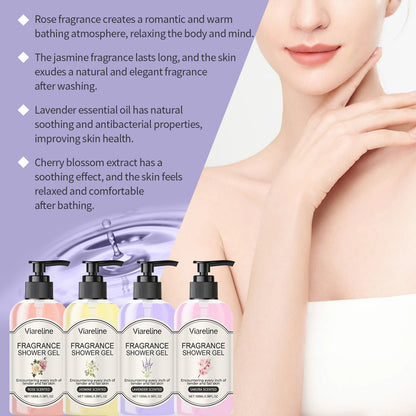 Fragrant Body Wash (Jasmine Fragrance) Moisturize And Moisturize Skin To Improve Dry Women's Body Wash