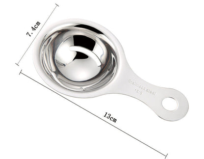 Stainless steel egg separator