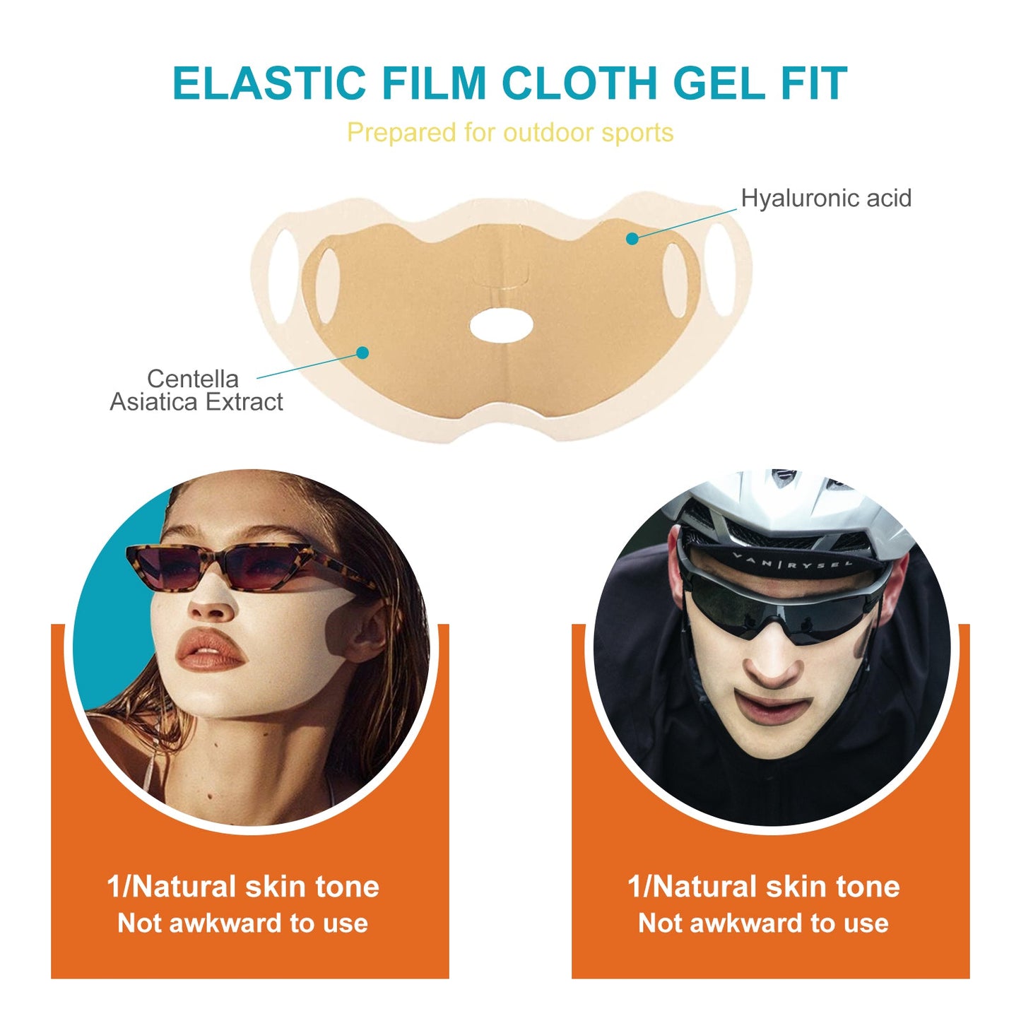 Uv Protective Mask Protective Mask For Summer Outdoor Repair Facial Skin Hydrating Protection
