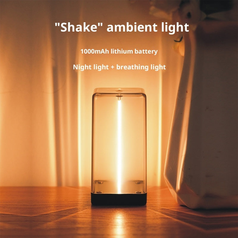 Charging Quantum Wire Atmosphere Small Night Lamp Bedroom Bedside Lamp