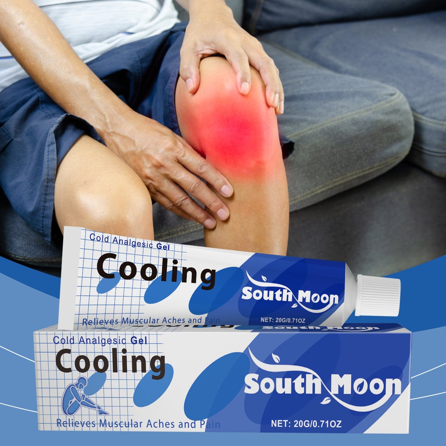 Joint Care Cooling Cream Knee Elbow Joint Massage Treatment Body Moisturizing Cream