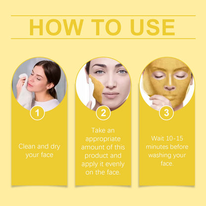 Gold Sleeping Mask, Moisturizing, Moisturizing, Moisturizing, Smoothing And Firming Skin Hydrating Mask