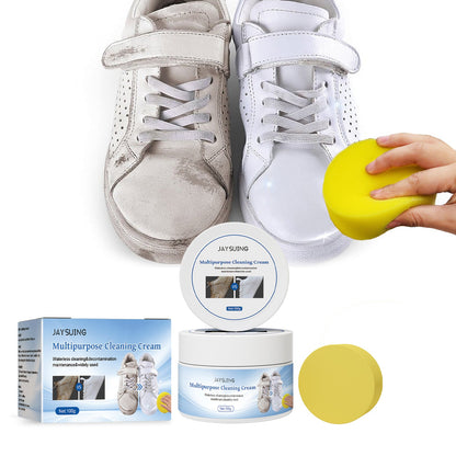 Multi-purpose Decontamination Cream, Small White Shoes Sofa Leather Cleaning Stain Yellow Edge Multi-purpose Cleaning Cream