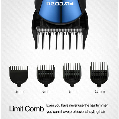 FLYCO Rechargeable Electric Hair Clipper Hair Trimmers Professional Cutting Haircut Tools  FC5806