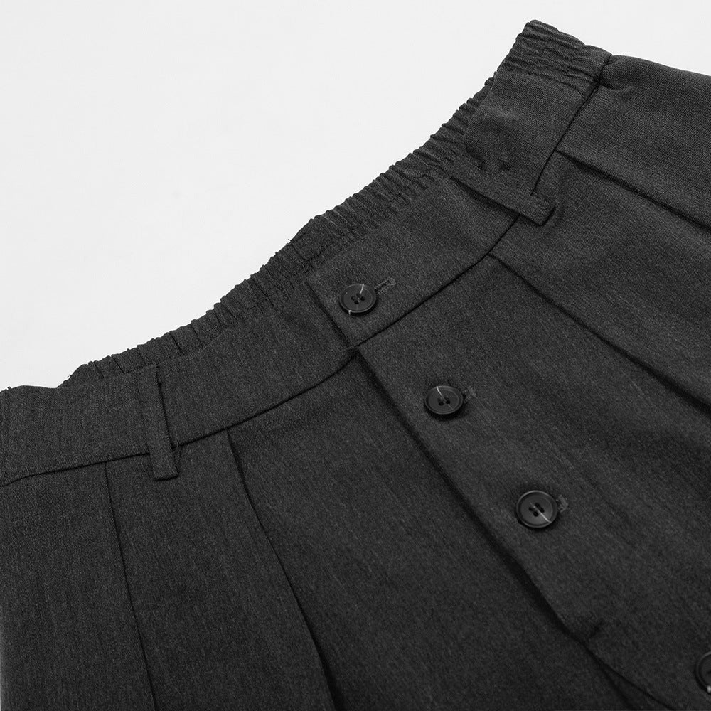 Loose Draping Wide Leg Trousers