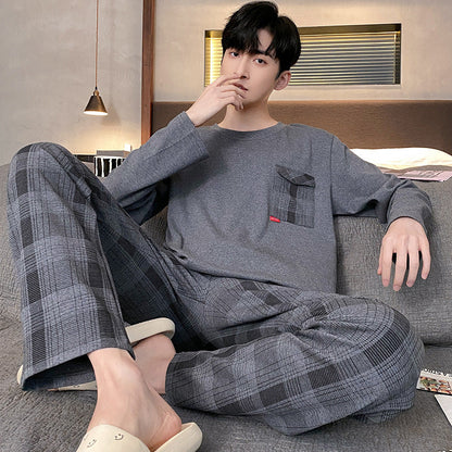 Thin Long Sleeve Loose Plus Size Homewear Suit