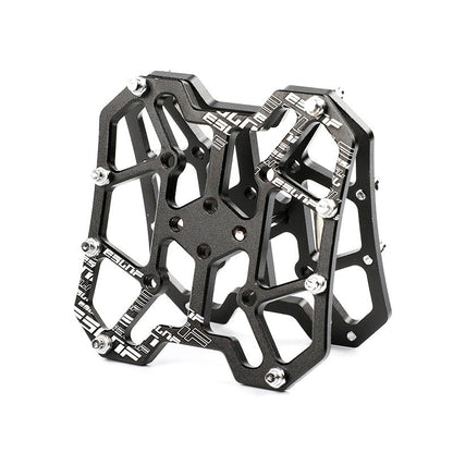 New Road Bike Lock Pedal Turn Flat Pedal Mountain Bike Quick Release Lock Piece Bicycle Splint Pedal Cycling Accessories