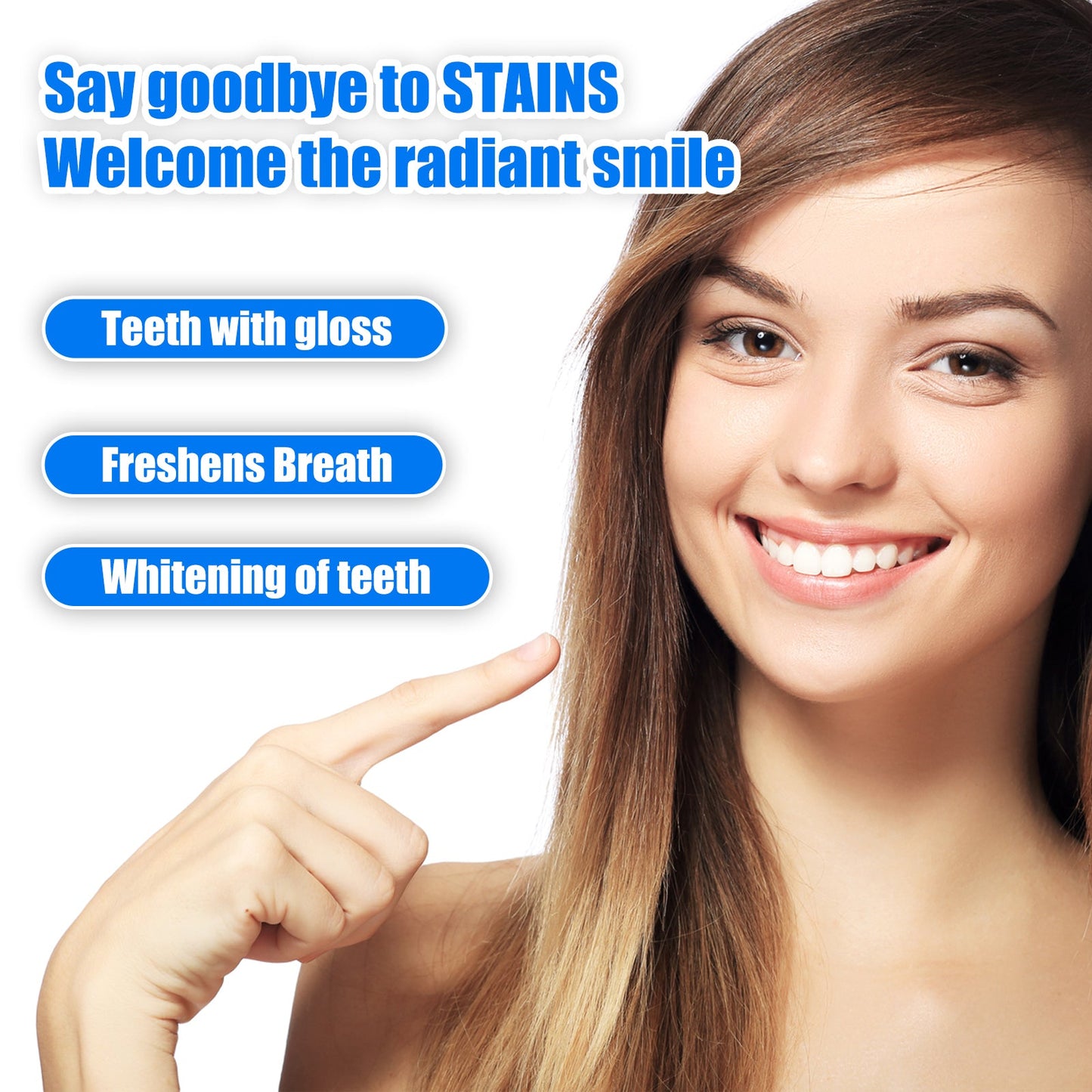 Fruity White Toothpaste Series, Clean Tooth Stains Fresh Breath White Tooth Care Toothpaste