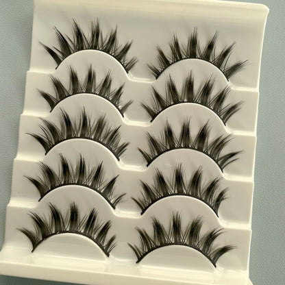 Cartoon Bushy Black Terrier Big Devil False Eyelashes Whole Piece Barbie Eyelashes Natural Little Devil