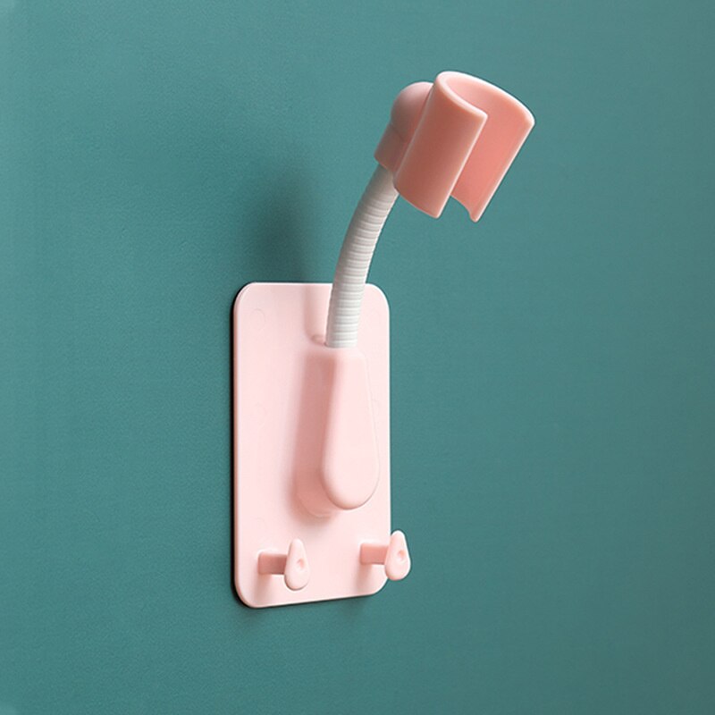 Universal Shower Bracket Fixed Seat Shower Head Nozzle Suction Cup Shower Accessories Punch-Free Home Bathroom Base