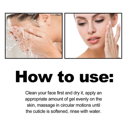 Purifying Exfoliating Gel, Chun White Tender Skin Clean Bright Skin Cutin Tighten Pores