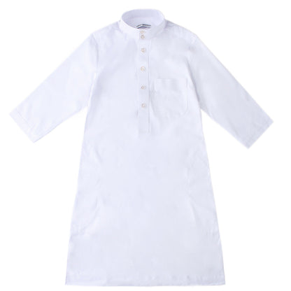 Middle Eastern teenage boy robe