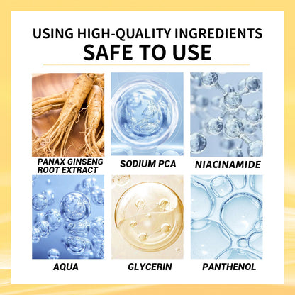 Ginseng Face Essence Moisturizes And Hydrates Soft, Hydrating And Easy To Absorb Refreshing Face Moisturizing Essence