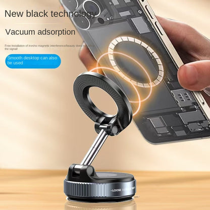 Magnetic Car Mount Vacuum Suction Cup Holder for Navigation Black Technology Product