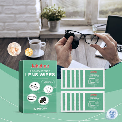 Lens Cleaning Wipes Eyeglass Screen Wipes Individual Package Carry Cleaning Wipes With You