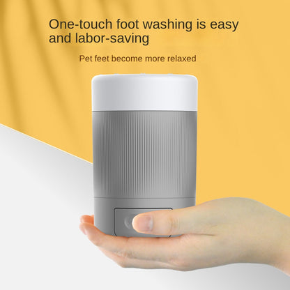 Pet Foot Washing Cup Dog Beauty Paw Cleaning Tool With Towel Feature Foot Bath Bathing Artifact