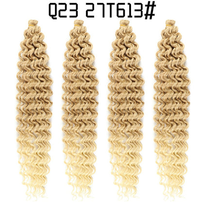 African crochet hair wig Deep Wave hair Latin American curly braided hair fluffy